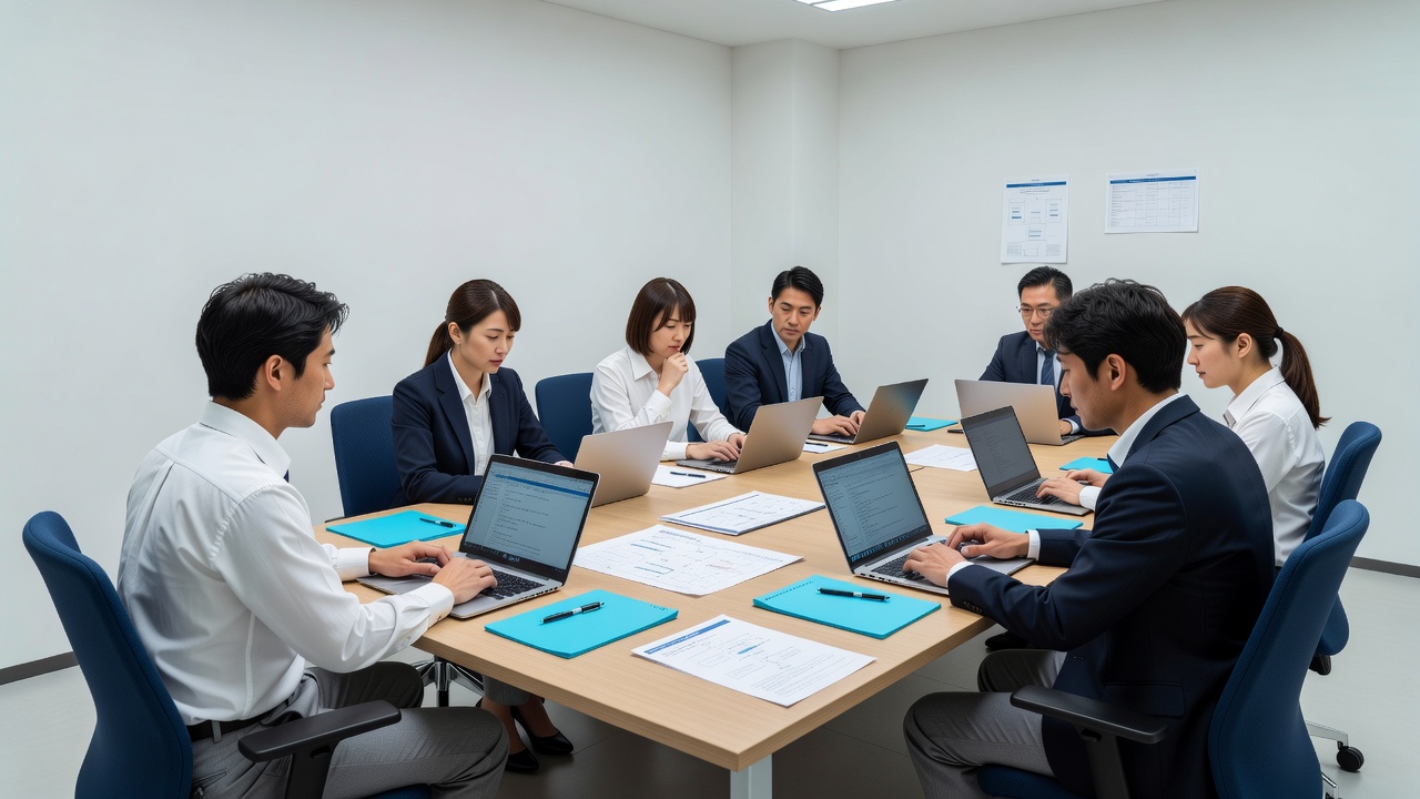 導入計画のミーティング